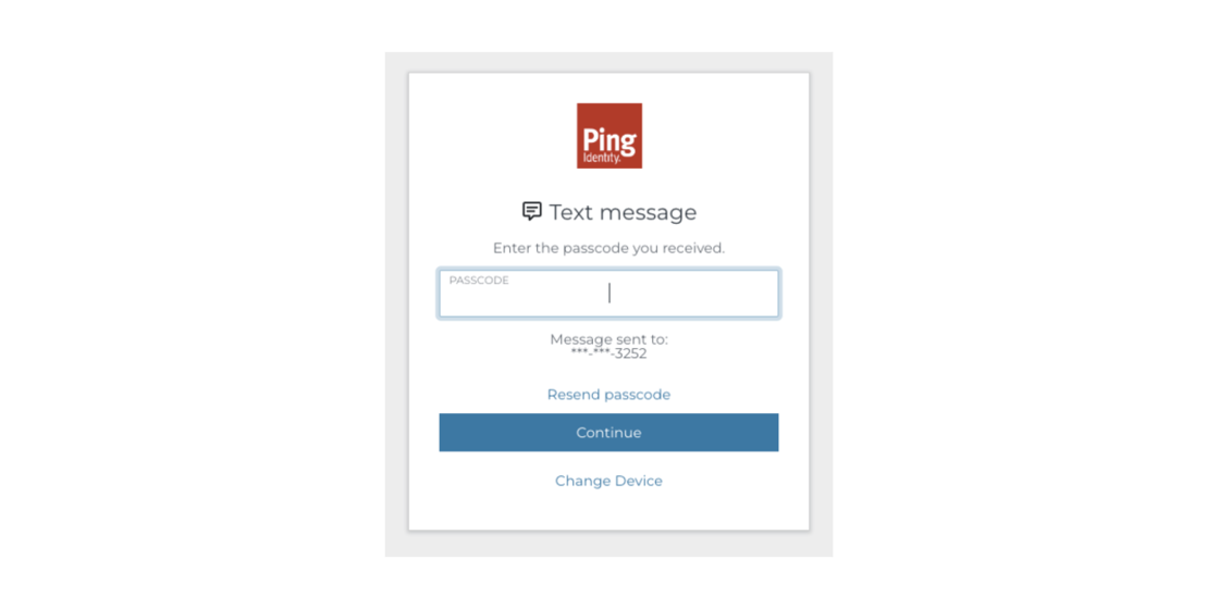 Ping One Passcode Ping Identity | Marketplace